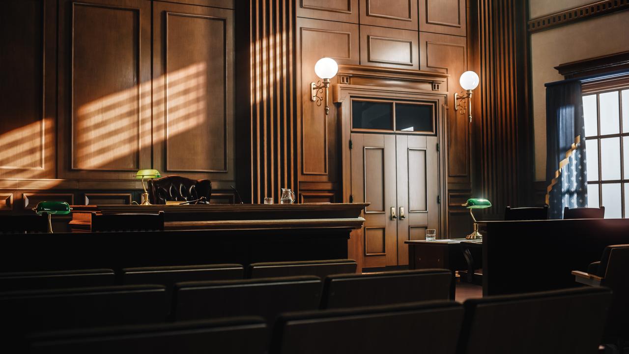 Admiralty courtroom