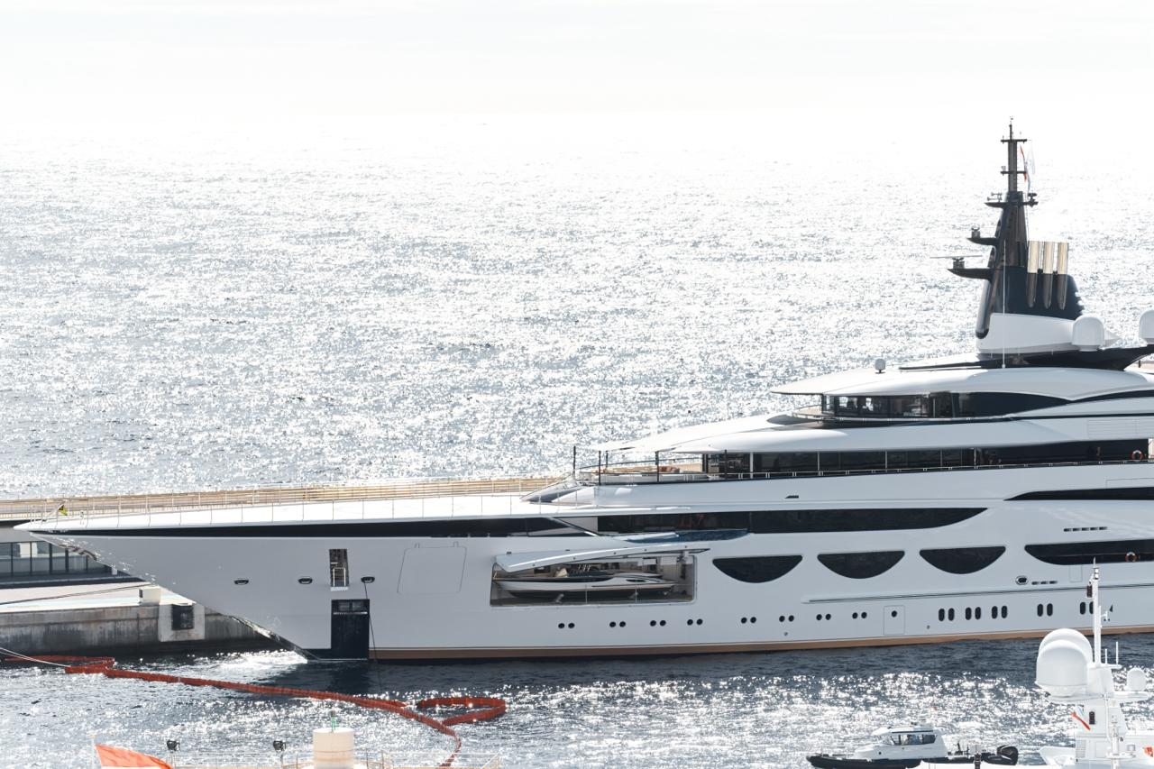 Large luxury motor yacht